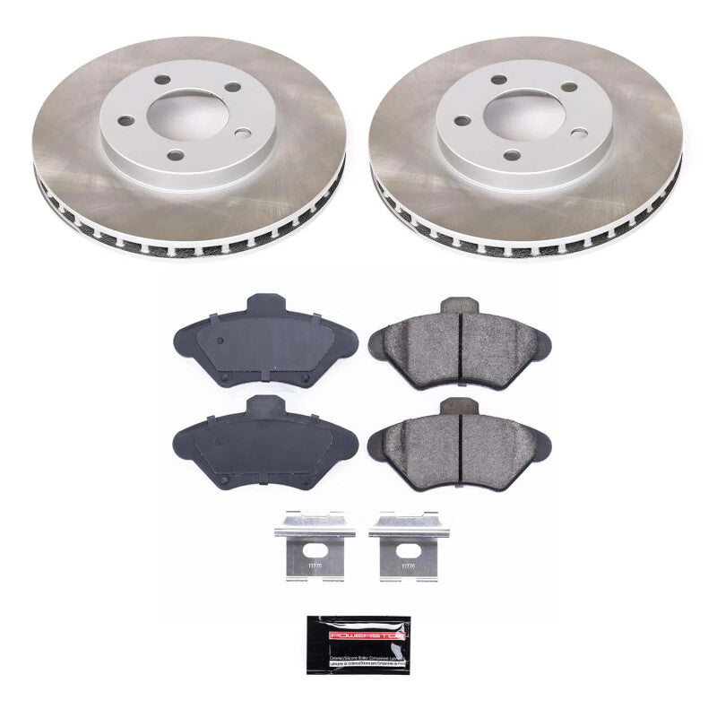 PowerStop Power Stop 93-97 Mercury Cougar Front Semi-Coated Rotor Kit SC1325 SC1325 Photo - Primary