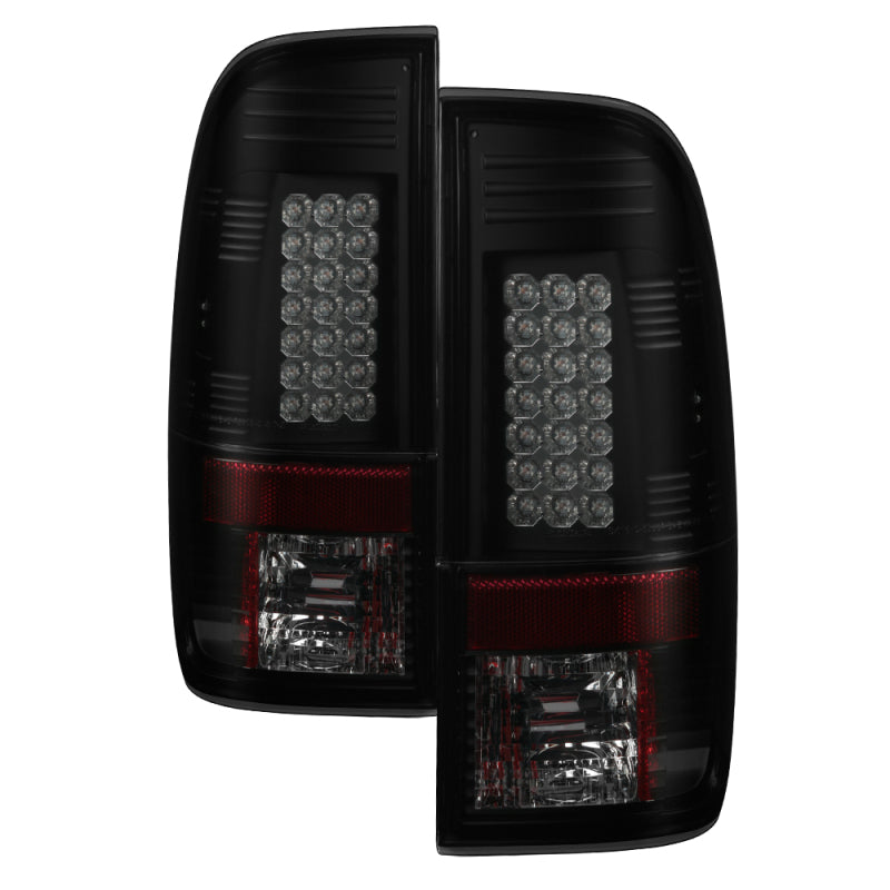 Spyder 08-16 Ford Super Duty LED Tail Lights Black Smoke ALT-YD-FS07-LED-BSM 5083296 5083296 Photo - Primary