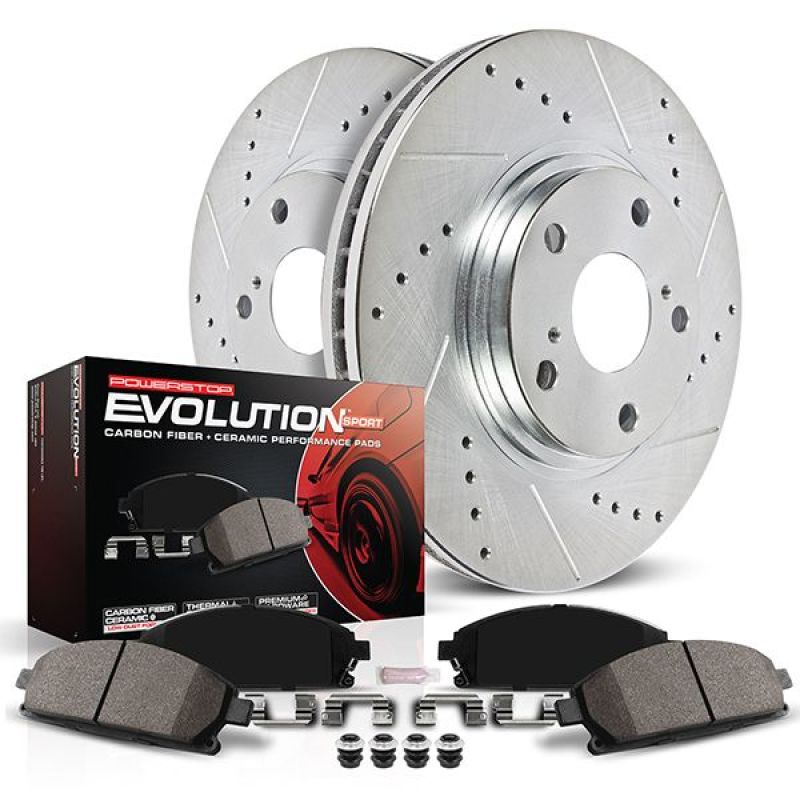 PowerStop Power Stop 08-09 BMW 128i Front Z23 Evolution Brake Kit K8949