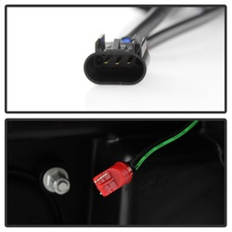 Spyder 08-10 Ford F-250 Projector Headlights V2 - Light Bar DRL LED - Black PRO-YD-FS08V2-LB-BK 5084477 5084477 Photo - Unmounted