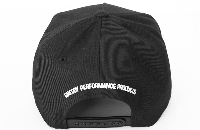 GReddy Forward Stripe GReddy Logo Snap-Back Cap - Black