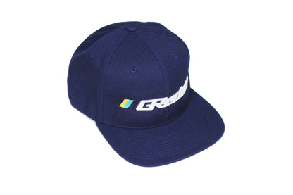 GReddy Forward Stripe GReddy Logo Snap-Back Cap - Navy Blue