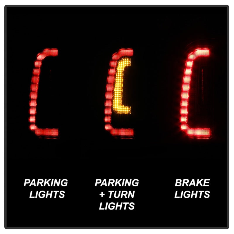 Spyder 05-15 Toyota Tacoma LED Tail Lights (Not Compatible w/OEM LEDS) - Smoke ALT-YD-TT05V2-LB-BSM 5085474 5085474 Photo - Unmounted