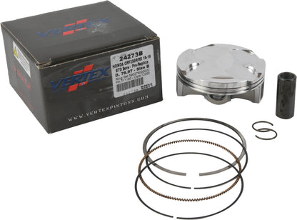 Vertex Pistons Vertex Piston 18-19 Honda CRF 250 R 250cc Forged Replica Piston Kit 24273B 24273B Photo - Primary