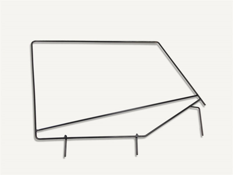 Rampage 1987-1995 Jeep Wrangler(YJ) Window Frame Only - Black 89699 89699 Photo - Primary