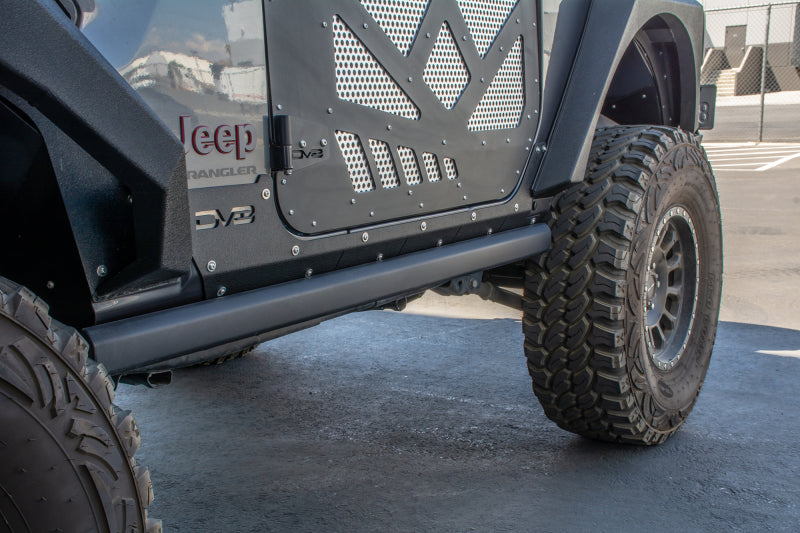 DV8 Offroad 2018+ Jeep JL 2 Door Rock Skins SRJL-25 SRJL-25 Photo - Mounted