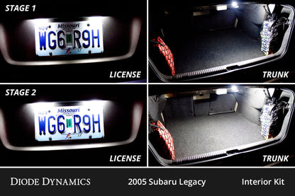 Diode Dynamics 05-09 Subaru Legacy Interior LED Kit Cool White Stage 2 DD0538 DD0538 User 3