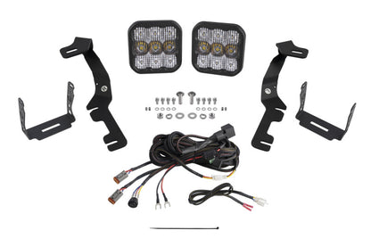 Diode Dynamics Stage Series Ditch Light Kit for 2019-Present Ram SS5 Sport - White Combo DD7603 DD7603 Photo - Primary