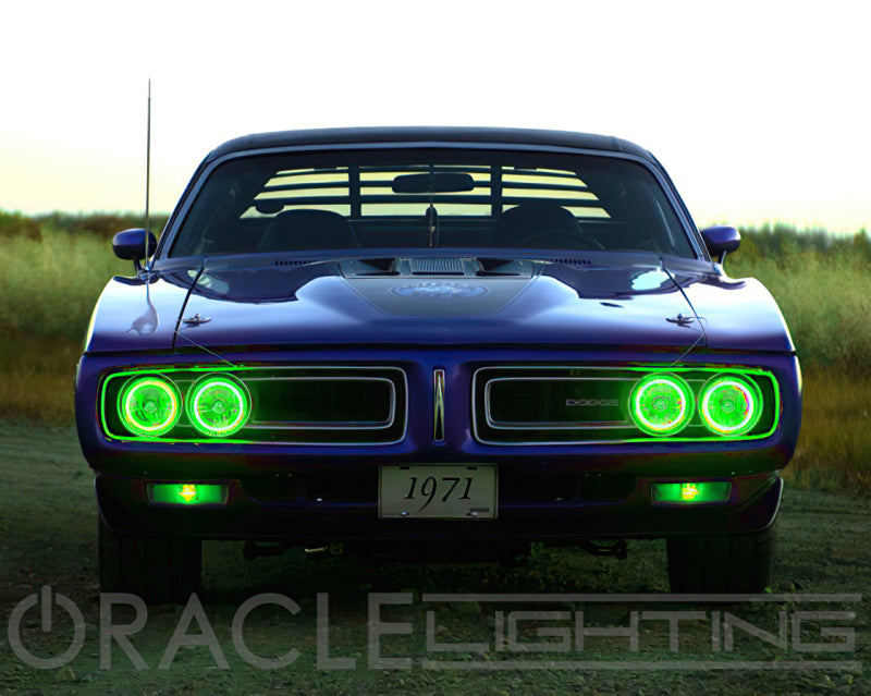 ORACLE Lighting Oracle Pre-Installed Lights 5.75 IN. Sealed Beam - ColorSHIFT Halo 6904-333 6904-333 Photo - lifestyle view