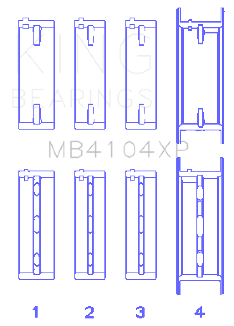 King Engine Bearings KING Performance Main Bearings Engine Components Bearings main image