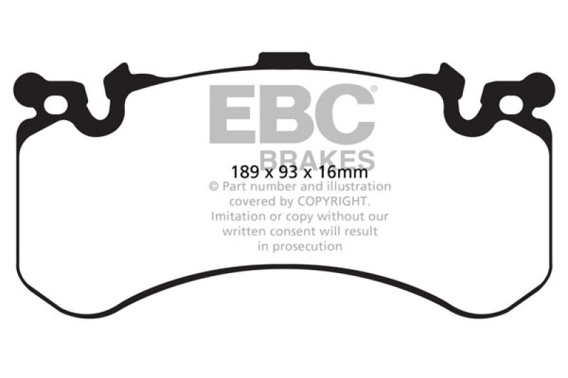 EBC Disc Brake Pad Set DP42158R Photo - Primary