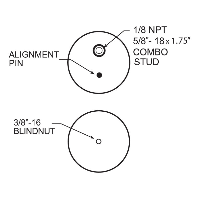 Firestone Ride-Rite Replacement Bellow 267CZ (For Kit PN 2445) (W217606410) 6410 6410 Technical Bulletin