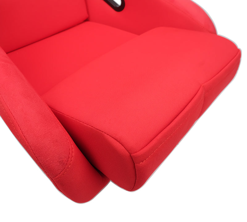 NRG FRP Bucket Seat Red Cloth (Large) FRP-300RD Photo - Primary