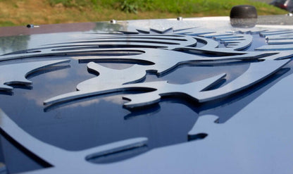 Fishbone Offroad 07-12 Jeep Wrangler JK Hood Louver - Black FB31133 FB31133 Photo - lifestyle view