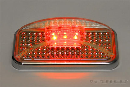 Putco Universal Side Marker - Red LED w/Ion Chrome Lens Universal Side Markers 930002 930002 Photo - Primary
