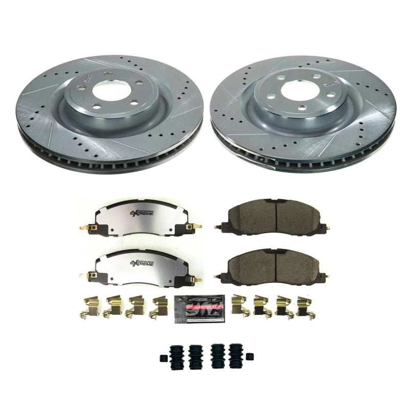 PowerStop Power Stop 20-22 Lincoln Aviator Front Z36 Truck & Tow Brake Kit K8672-36 K8672-36 Photo - Primary