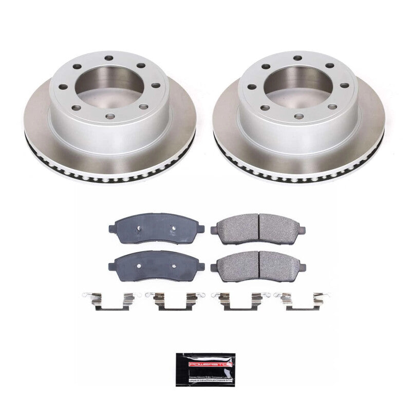PowerStop Power Stop 99-04 Ford F-350 Super Duty Rear Semi-Coated Rotor Kit SC1890 SC1890 Photo - Primary