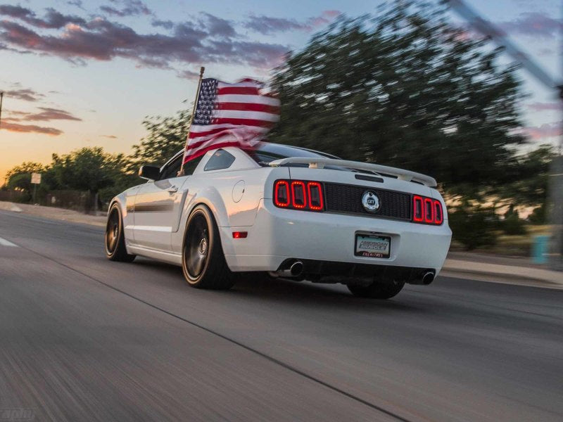 Raxiom 05-09 Ford Mustang Gen5 Tail Lights- Black Housing (Smoked Lens) 49169 49169 Photo - Close Up