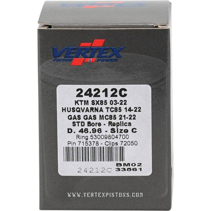 Vertex Pistons Cast Piston Kit 85Sx 24212C 24212C Photo - Primary