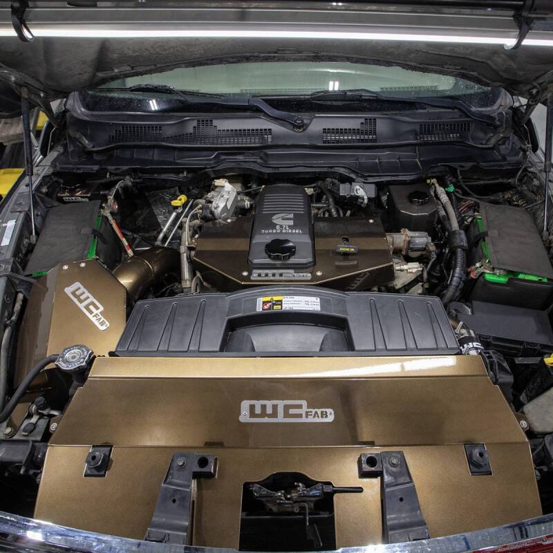 Wehrli 10-12 Cummins Fabricated Aluminum Radiator Cover - Deore Gold WCF100539-DG WCF100539-DG User 3