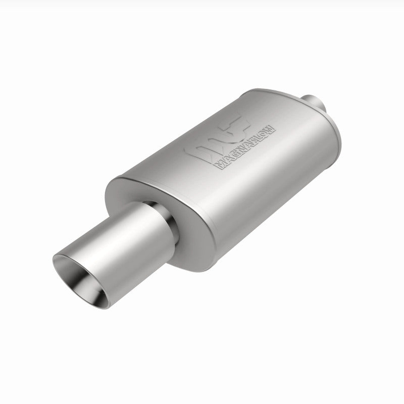 MagnaFlow 5" X 8" Oval Center/Center Performance Muffler With Tip 14851 360 Degree Image Set