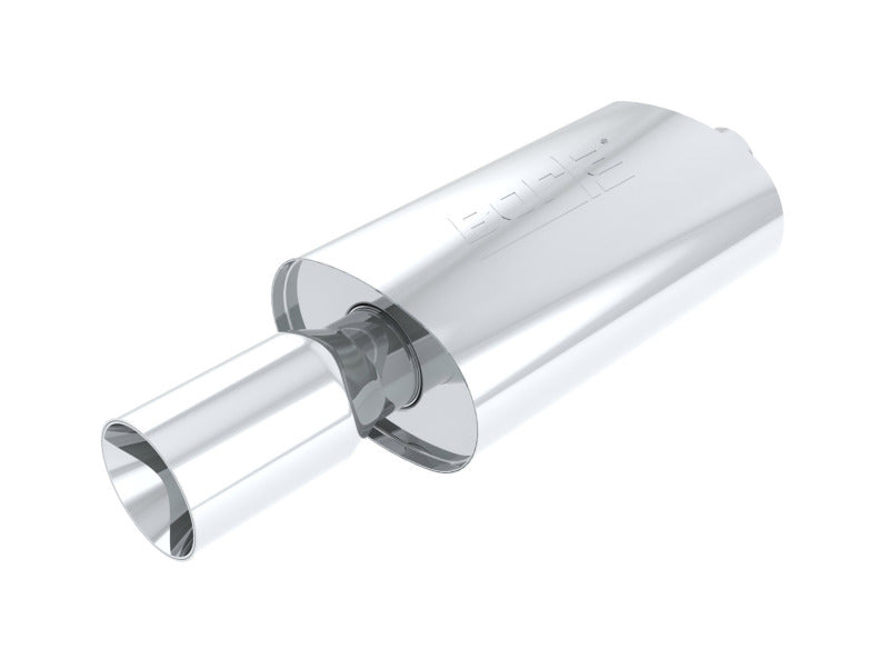 Borla Boomer Blow Torch Muffler Oval 2-1/4in x 4in Side Round Out 40060 40060 Photo - Primary