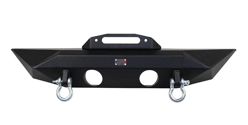 Fishbone Offroad 07-18 Jeep Wrangler JK Rubicon Unlimited Steel Front Bumper - Blk Txtrd Powdercoat FB22045 FB22045 User 1