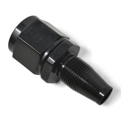 Russell -6 AN Straight Full Flow Swivel Anodized Hose End w/Out Socket - Black 615023 Photo - out of package