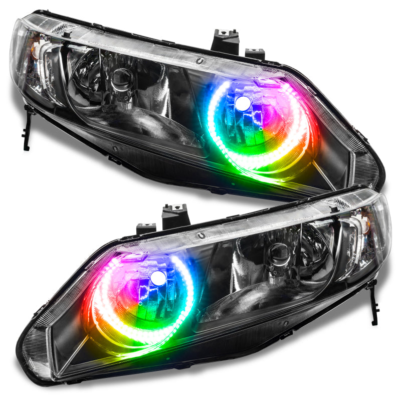 ORACLE Lighting Oracle Honda Civic Sedan 06-11 Halo Kit - ColorSHIFT 1333-330