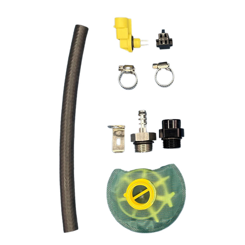 DeatschWerks DW650iL Series 650LPH In-Line External Fuel Pump Universal Install Kit 9-0950 9-0950 Photo - Primary