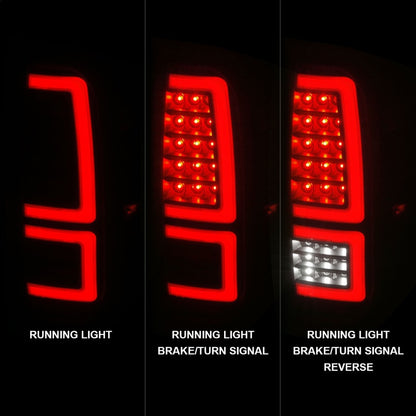 ANZO 2014-2021 Toyota Tundra LED Taillights Black Housing/Clear Lens 311436 311436 Photo - Unmounted
