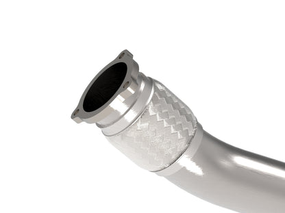 afe POWER MACH Force-Xp 09-16 Audi A4/A5 B8 L4-2.0L(t) 304 SS 3in. Front Resonator Delete Pipe 49-36428 49-36428 Photo - Unmounted