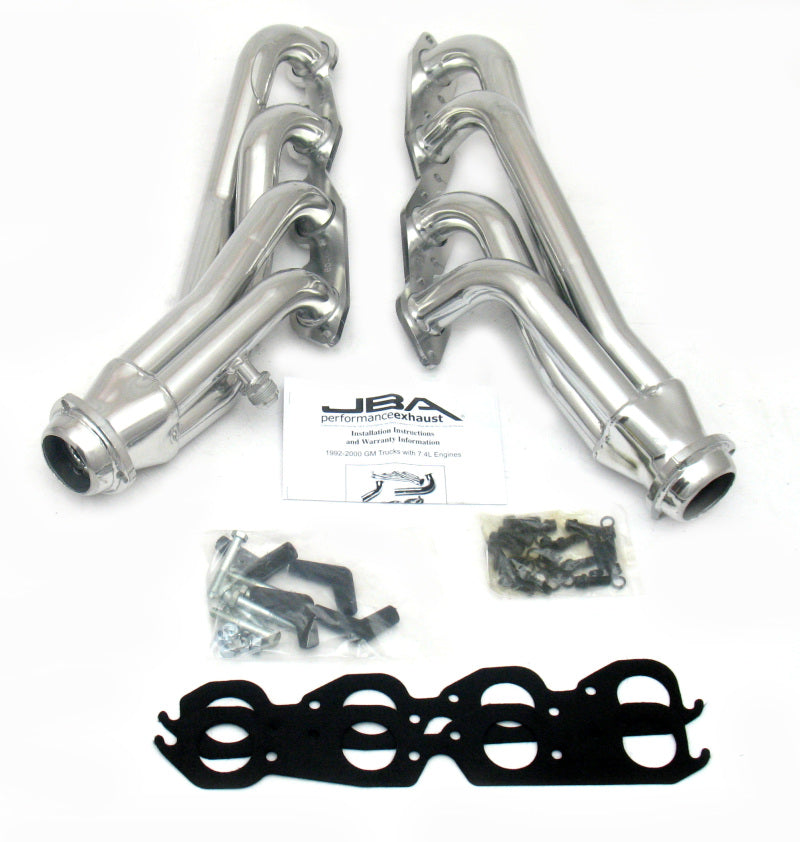 JBA 96-00 GM Truck 7.4L Voretc w/o A.I.R. 1-3/4in Primary Silver Ctd Cat4Ward Header 1822SJS 1822SJS Photo - Primary