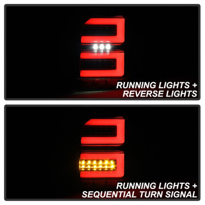 Spyder Toyota 4Runner 10-14 LED Tail Lights - Sequential Turn Signal - Black ALT-YD-T4R10-SEQ-BK 5087812 5087812 Photo - Unmounted