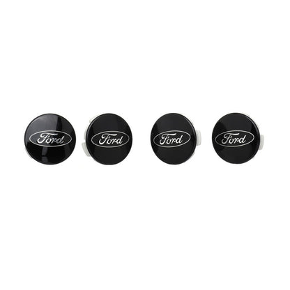 Ford Racing Car Black and Chrome Wheel Cap M-1096K-BCC M-1096K-BCC Photo - Primary