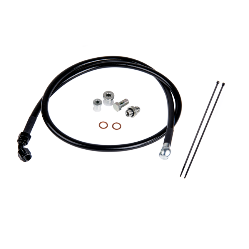 Fleece Performance Duramax Remote Turbo Oil Feed Line Kit for 01-16 6.6L Duramax Turbochargers FPE-DTFL-0116