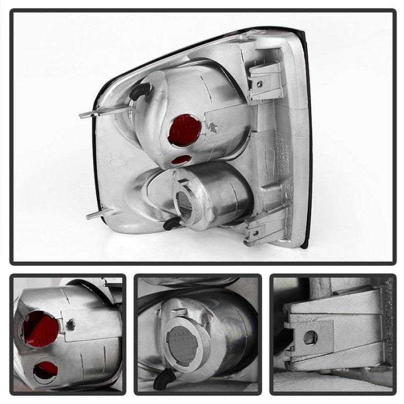 Spyder Chevy S10 94-04/Isuzu Hombre 96-00 Euro Tail Lights Blk Smke ALT-YD-CS1094-BSM 5078049 5078049 User 1