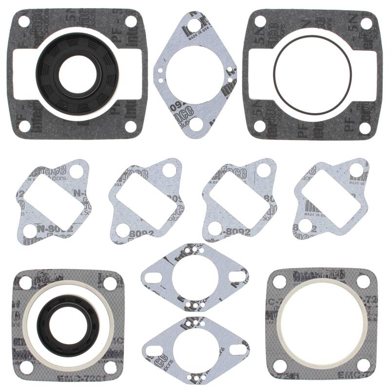 Vertex Pistons Vertex Gaskets  Jlo-cuyuna 340/2 4 Bolt Head FC/2 Complete Gasket Kit w/ Oil Seals 711020 711020 Photo - Primary
