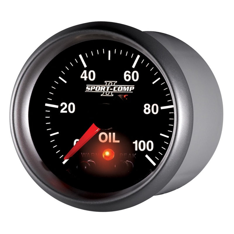 Autometer 2-1/16" Oil Pressure, 0-100 Psi, Stepper Motor, Sport-Comp II 3652 User 3