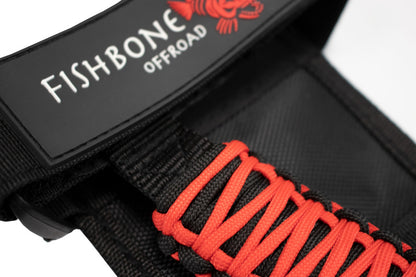 Fishbone Offroad Paracord Grab Handles w/Three Straps Red FB55280 FB55280 Photo - out of package