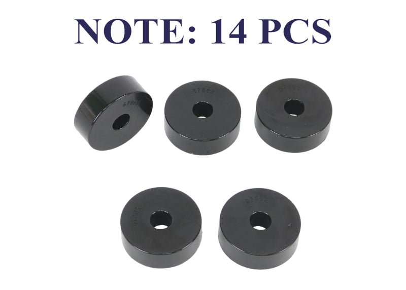 Whiteline Body Mount Bushing Jeep CJ5 59-73 W93478 W93478 Photo - out of package