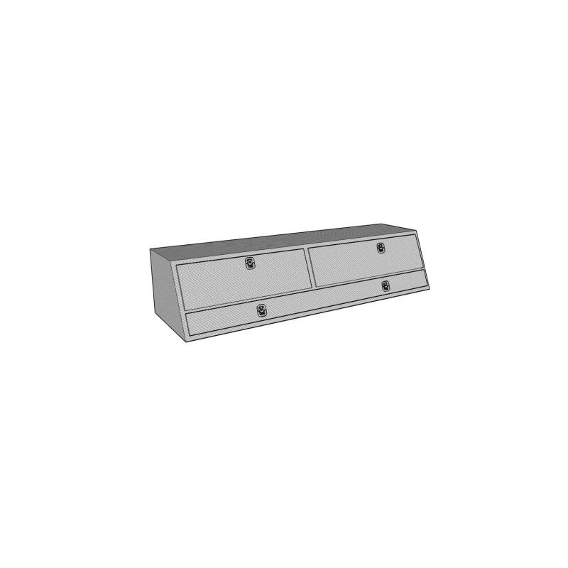 Westin/Brute Contractor TopSider 88in w/ Doors - Aluminum 80-TBS200-88D 80-TBS200-88D Photo - Unmounted