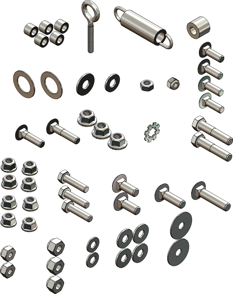 KFI Manual Lift Hardware Kit HK-101 HK-101 Photo - Primary