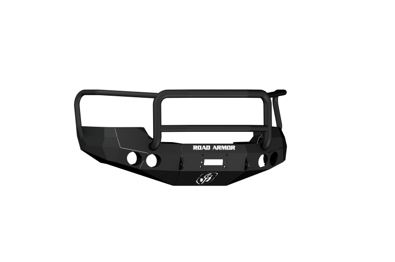 Road Armor 08-10 GMC 2500 Stealth Front Winch Bumper w/Lonestar Guard - Tex Blk 37405B 37405B Photo - Primary