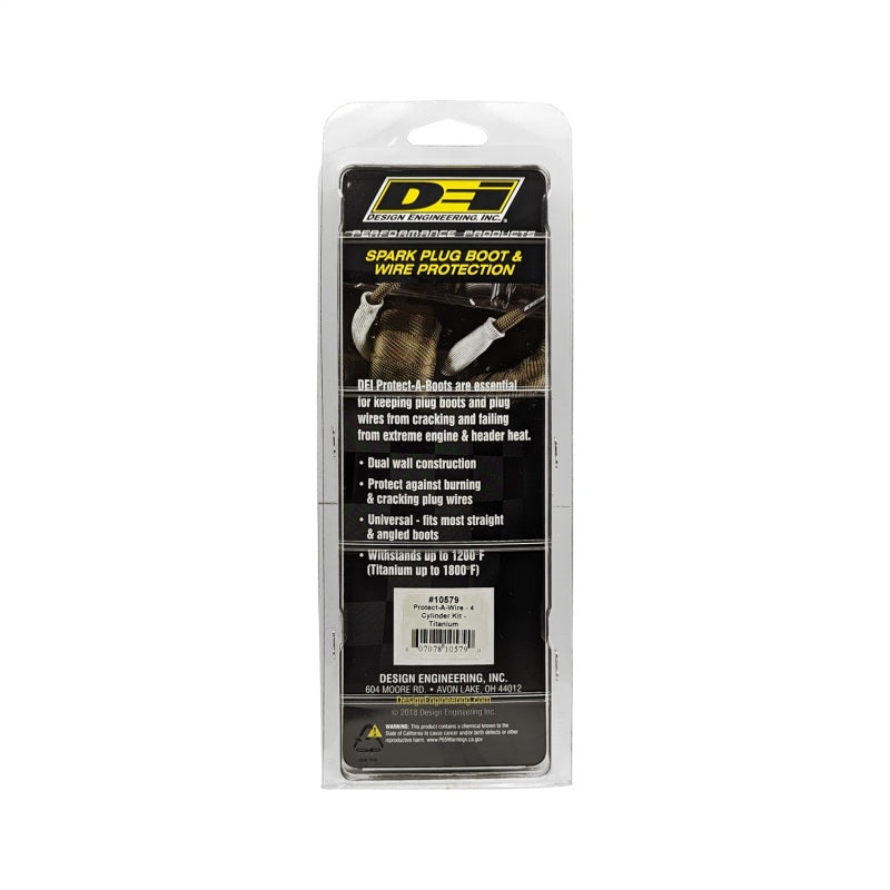 DEI Protect-A-Wire 4 Cylinder Kit - Titanium 10579 10579 Photo - Unmounted