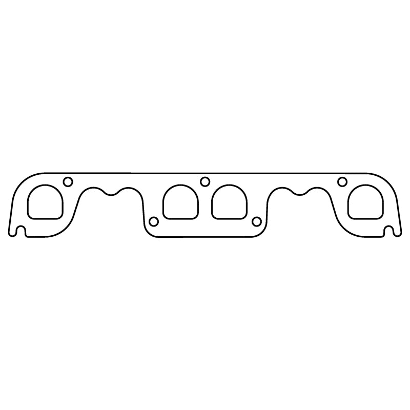Cometic Gasket Cometic Chevy Gen1 SB V8 .060in HTS Exhaust Mani Gskt Set-1.650in x 1.600in D Port C15201 C15201 Photo - Primary
