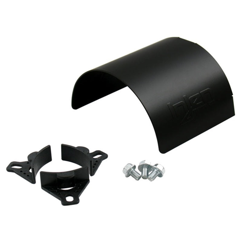 Injen Black Aluminum Air Filter Heat Shield Universal Fits 2.50 2.75 3.00 HS5000BLK Photo - Primary