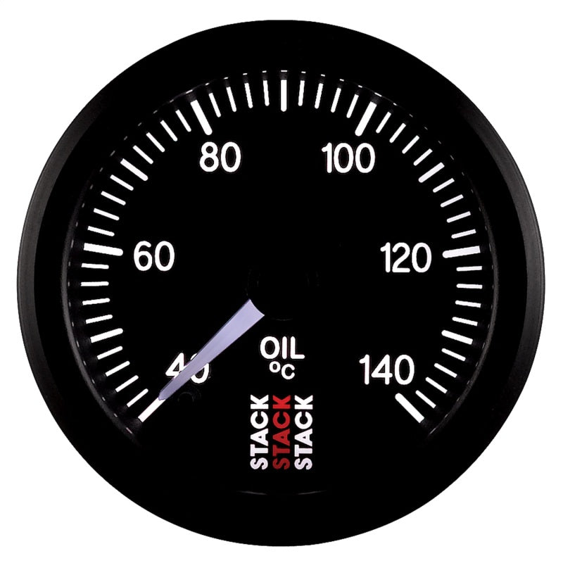 Autometer Stack 52mm 40-140 Deg C 1/8in NPTF Male Pro Stepper Motor Oil Temp Gauge - Black ST3309 ST3309 User 4