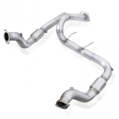 Stainless Works 2017 F-150 Raptor 3.5L 3in Downpipe High-Flow Cats Factory Connection FTR17DPCAT FTR17DPCAT Photo - Primary