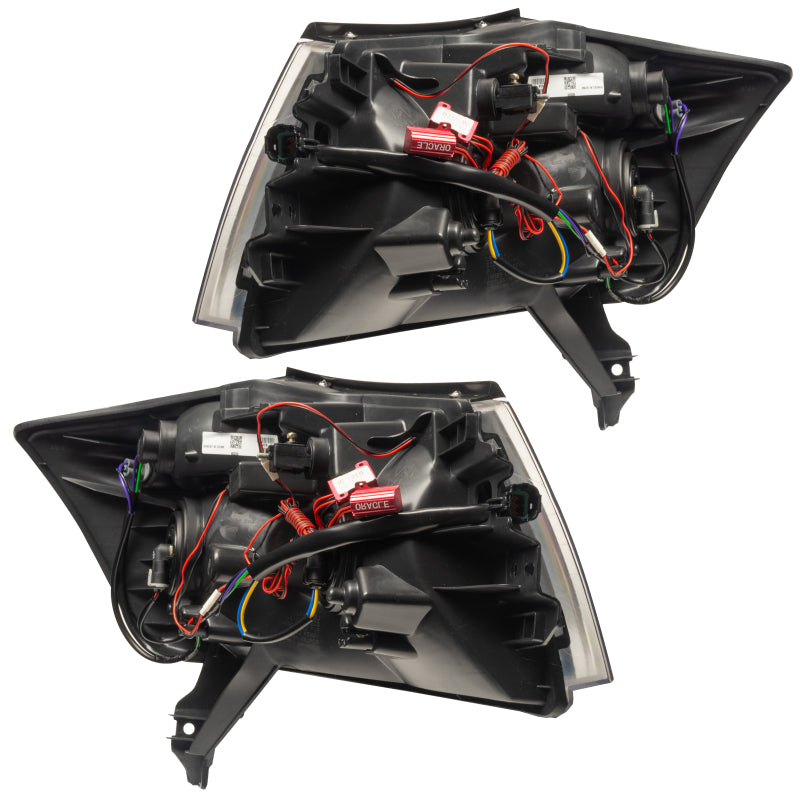 ORACLE Lighting 08-15 Nissan Armada Pre-Assembled LED Halo Headlights -Red 8106-003 8106-003 Photo - Close Up